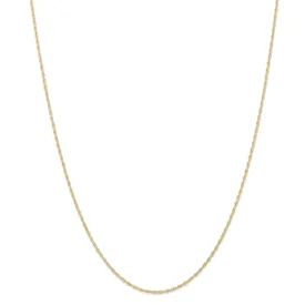 14K 1.15mm Carded Cable Rope Chain | 9RY