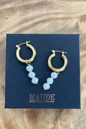 18K Brielle Pearl Earrings