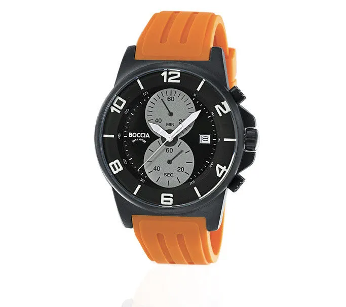 3777-09 Mens Boccia id. Titanium Watch