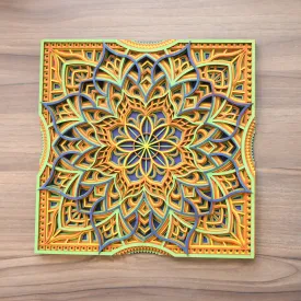 7 Layered Square Mandala