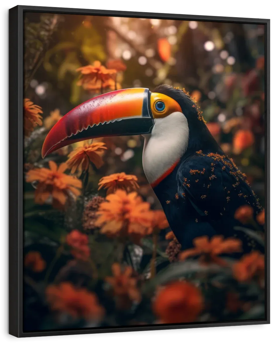 A Colorful Toucan Wall Art