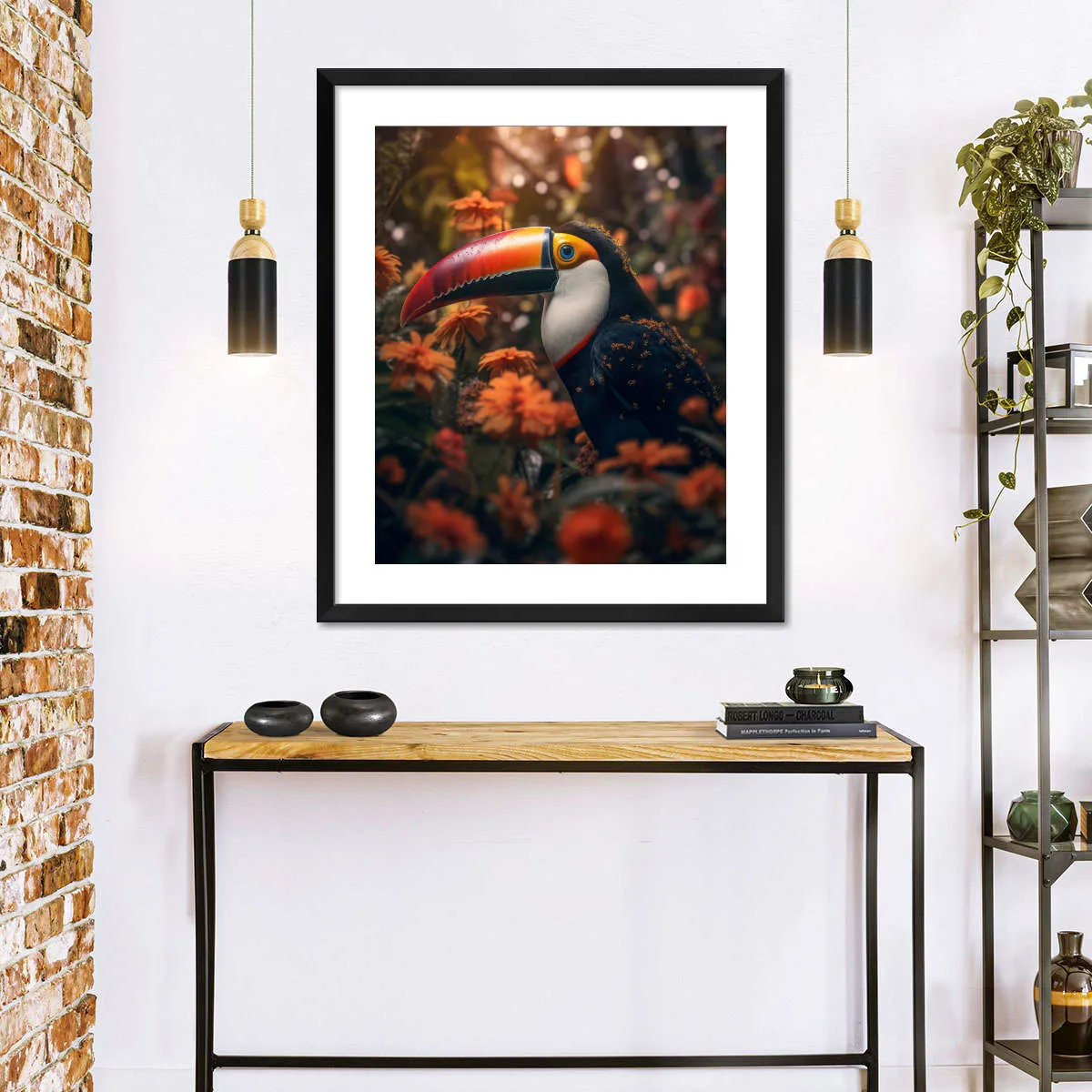 A Colorful Toucan Wall Art