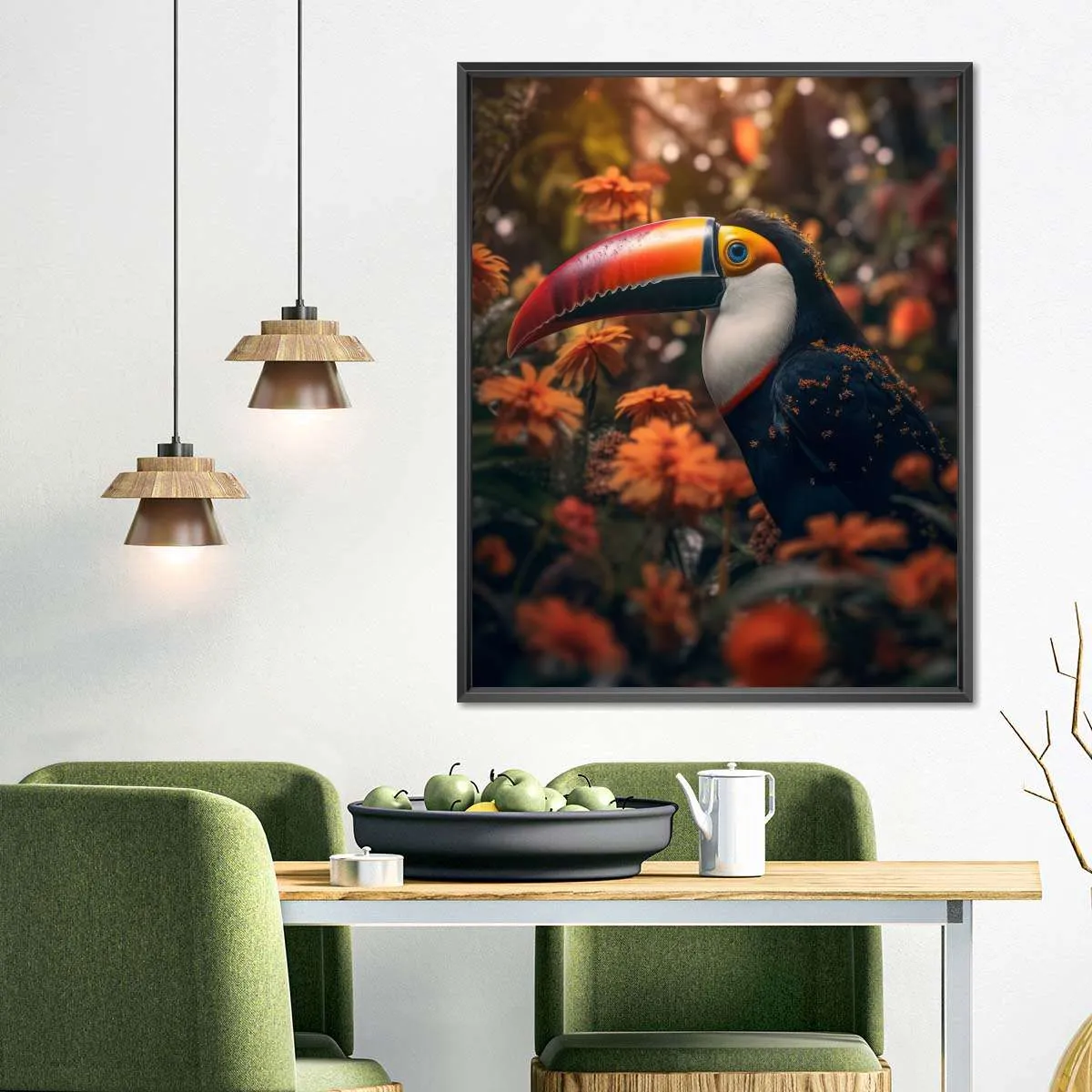 A Colorful Toucan Wall Art