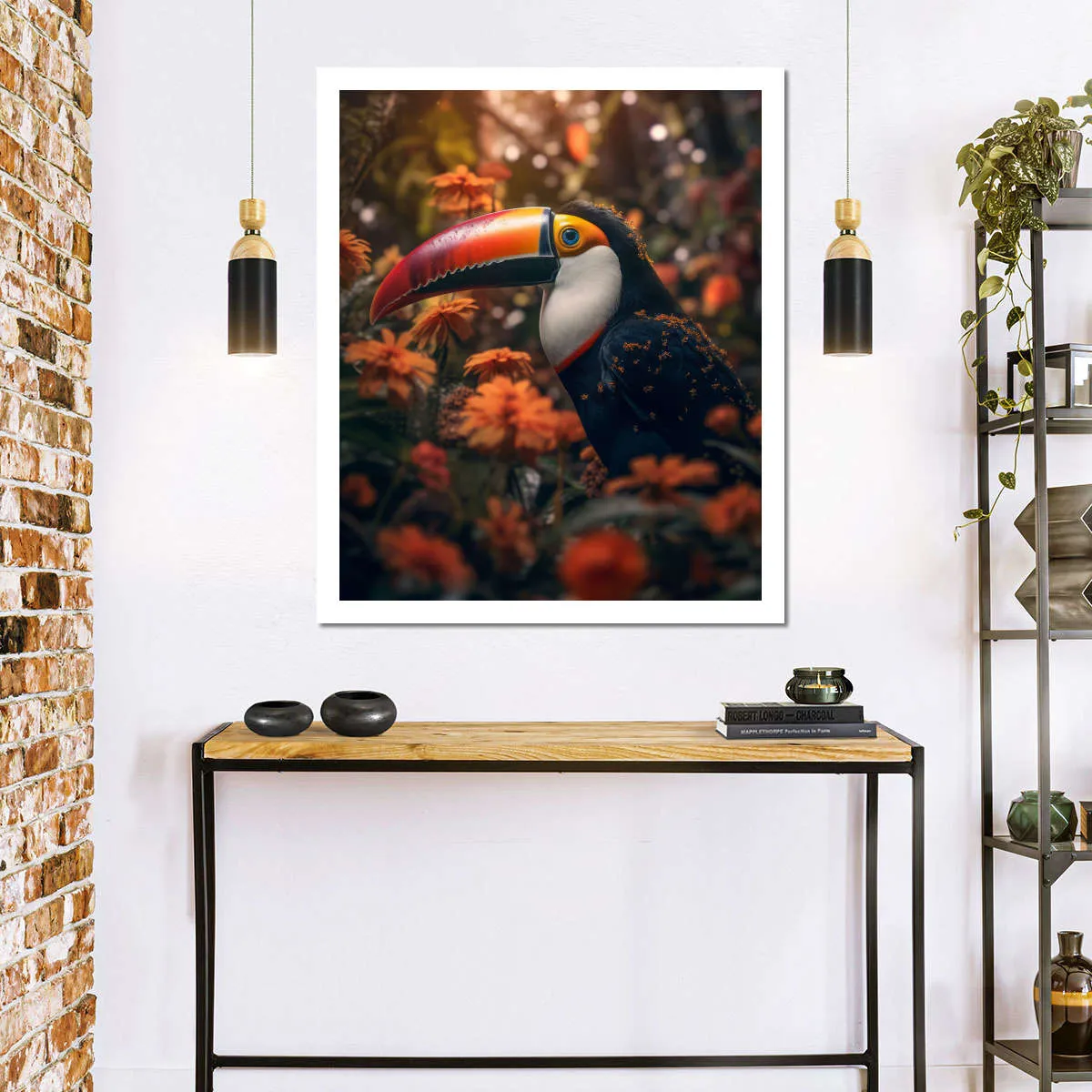 A Colorful Toucan Wall Art