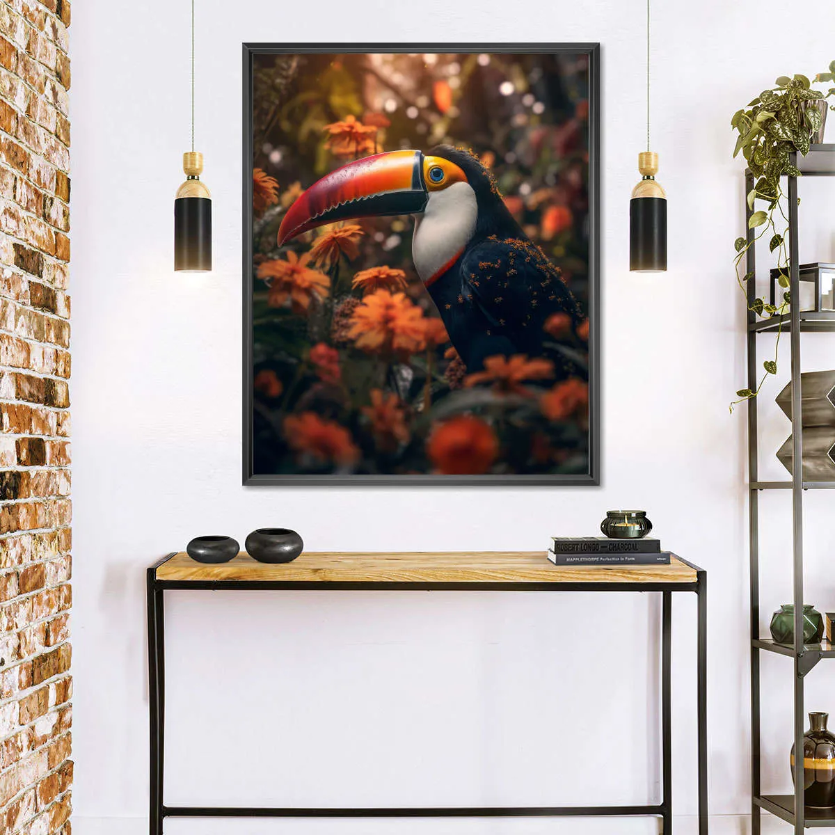 A Colorful Toucan Wall Art