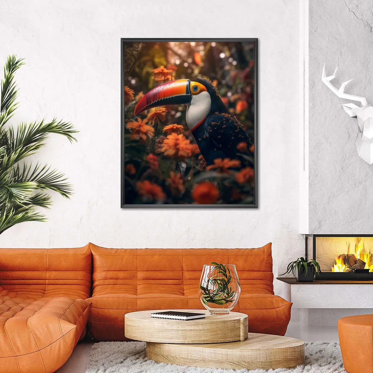 A Colorful Toucan Wall Art