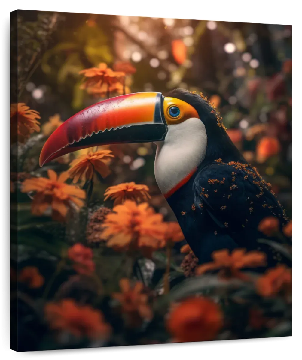 A Colorful Toucan Wall Art