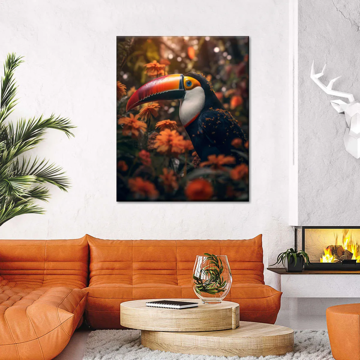 A Colorful Toucan Wall Art