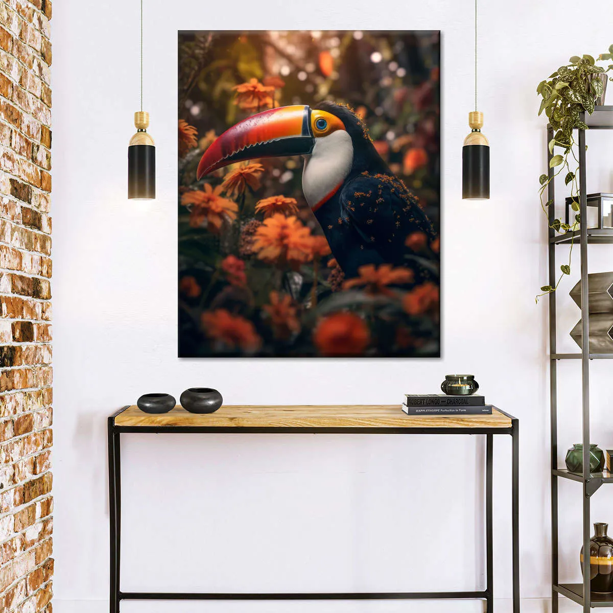 A Colorful Toucan Wall Art