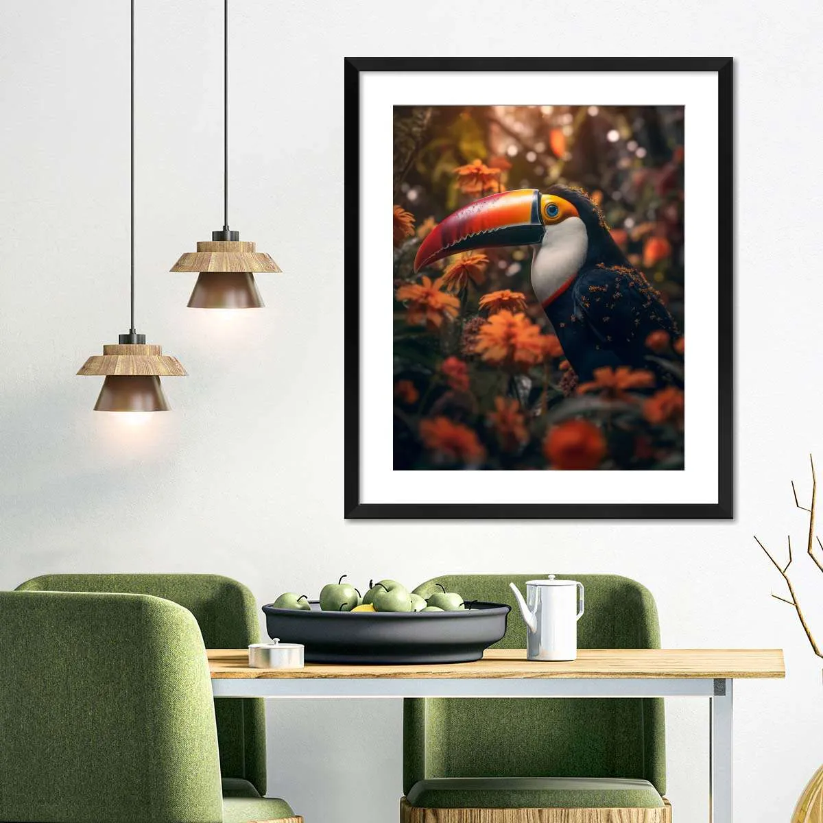 A Colorful Toucan Wall Art