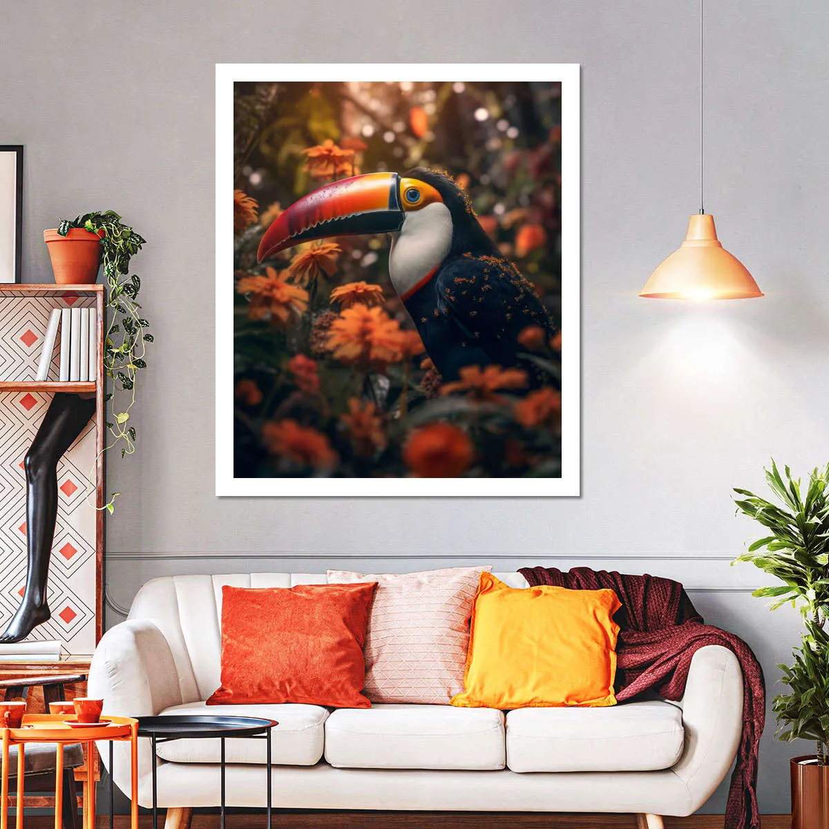 A Colorful Toucan Wall Art