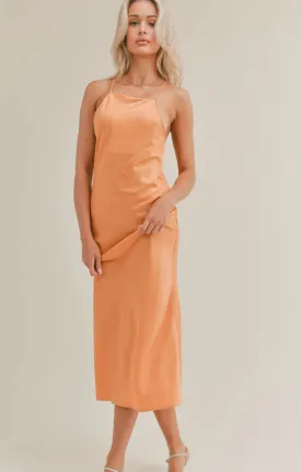 Apricot Jess Midi Dress