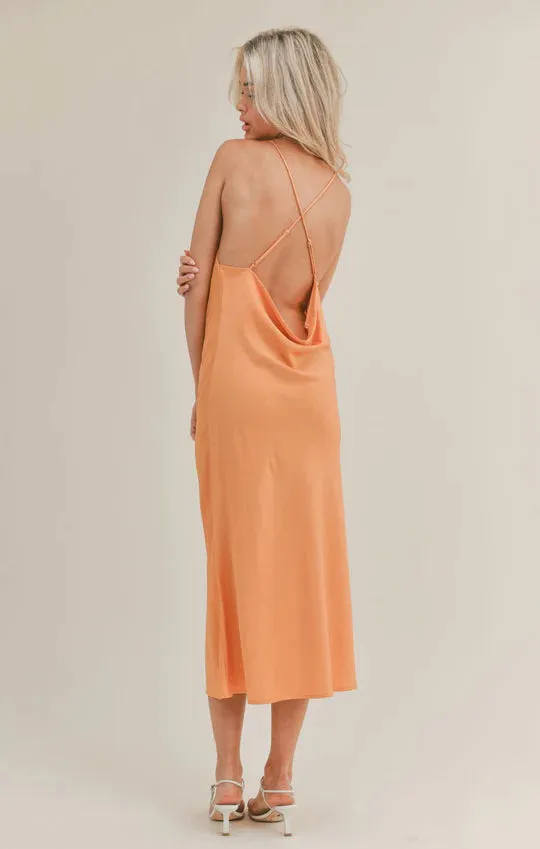 Apricot Jess Midi Dress