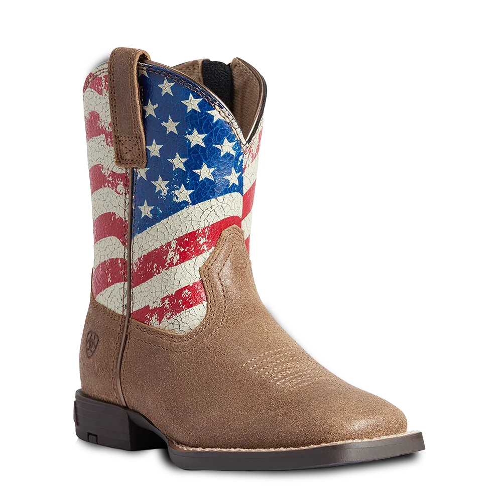 Ariat Children's American Flag Stars &Stripes Leather Boots 10038375