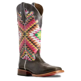 Ariat Ladies Eye Dazzler Aztec & Iron Grey Fonda Boots 10029709