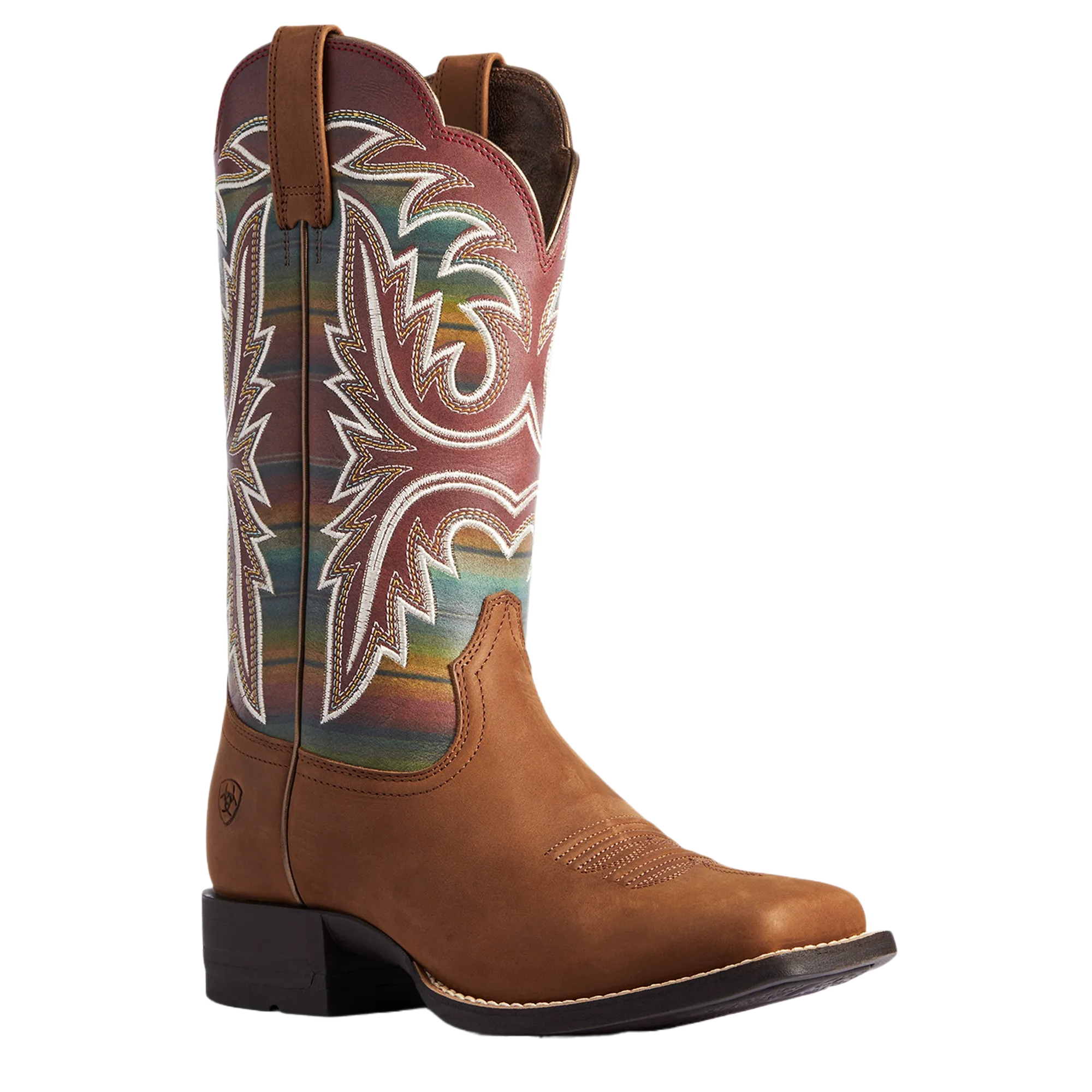 Ariat Ladies Lonestar Ridge Tan & Old Muted Serape Boots 10038329