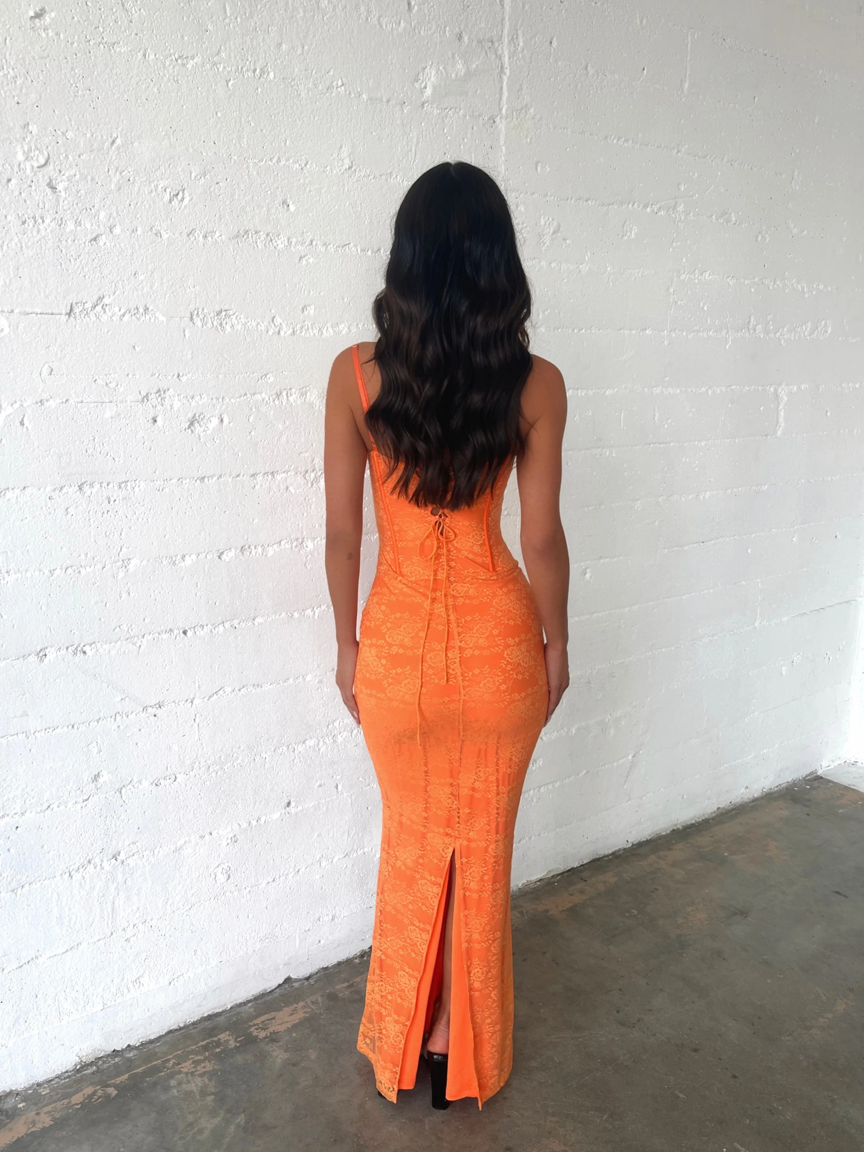 ASHBY MAXI DRESS ORANGE