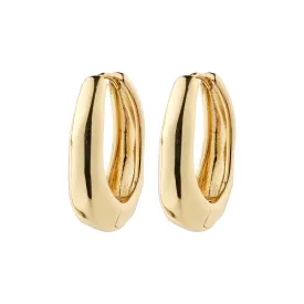 ASHER recycled earrings gold-plated