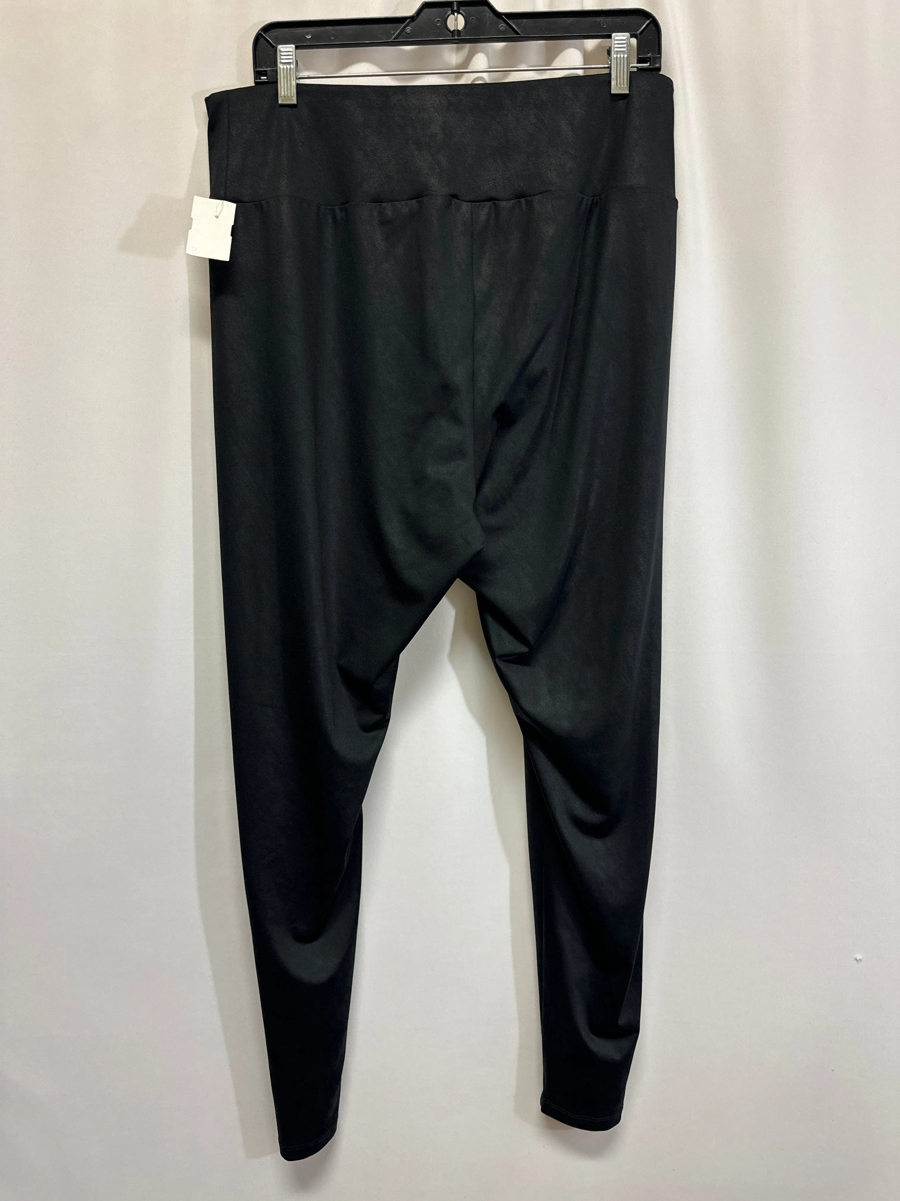 Athletic Leggings By Ava & Viv In Black, Size: 1x