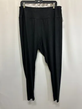 Athletic Leggings By Ava & Viv In Black, Size: 1x