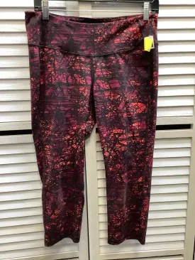 Athletic Leggings By Old Navy In Burgundy, Size: L