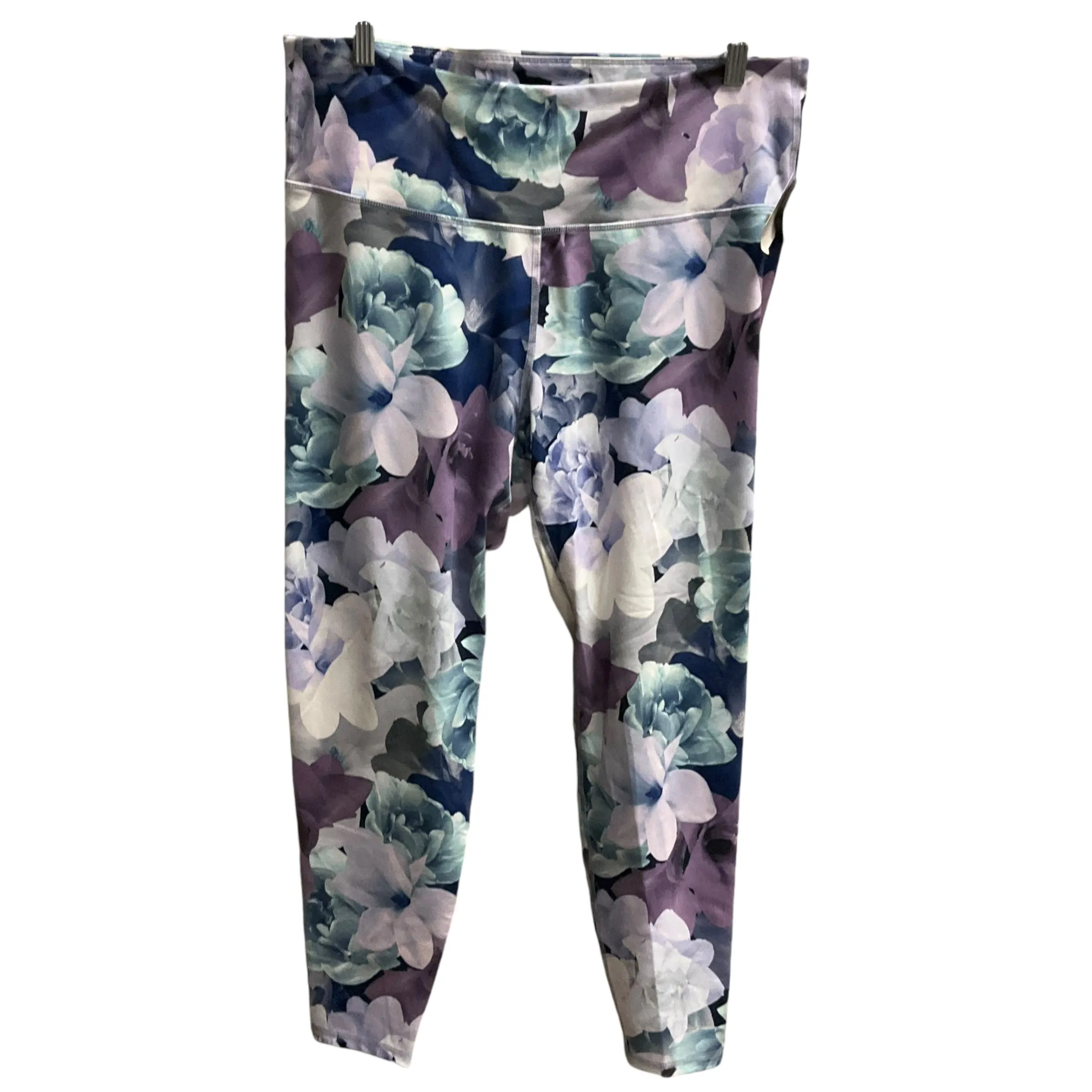 Athletic Leggings By Old Navy In Floral Print, Size: Xl