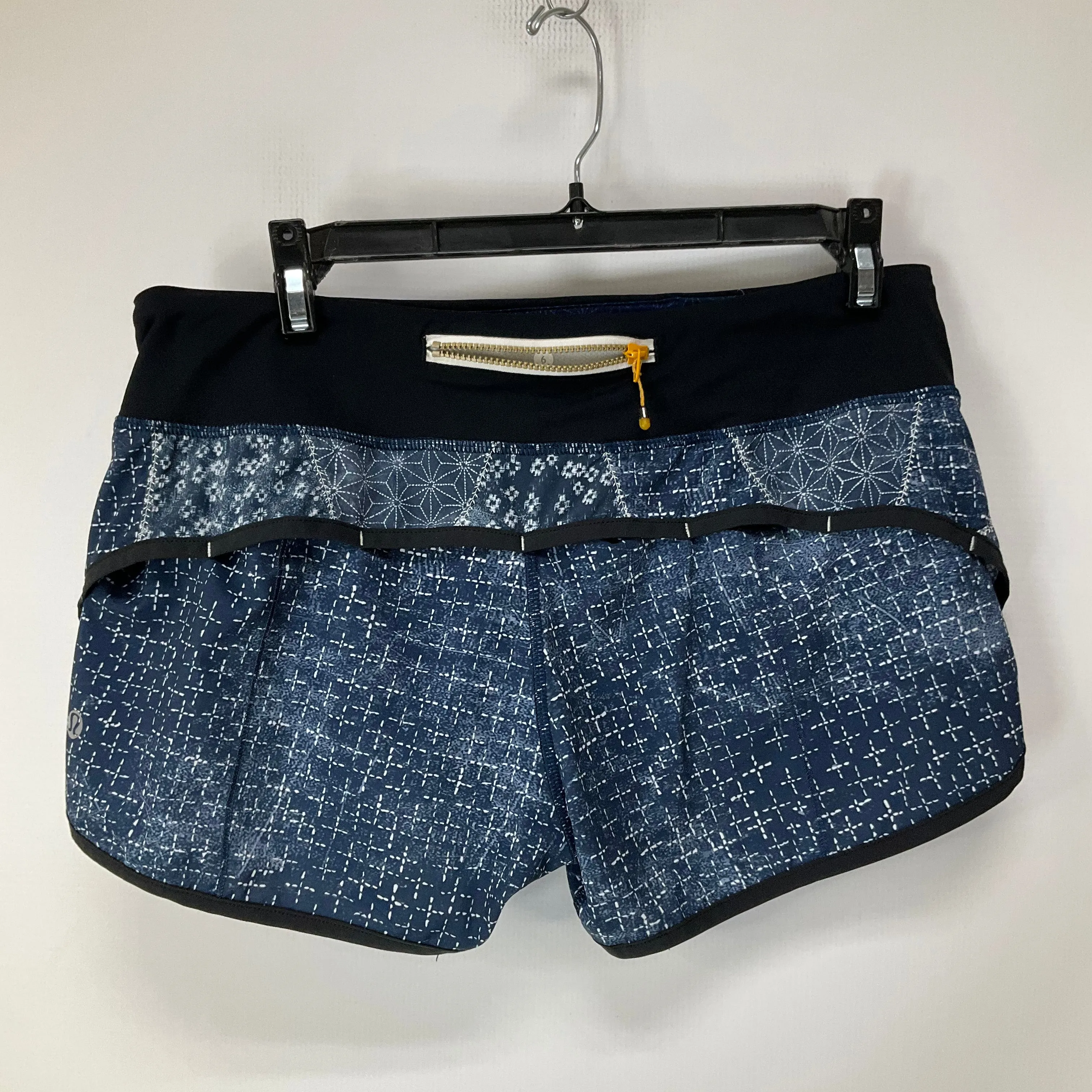 Athletic Shorts By Lululemon In Blue, Size: 6