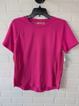 Athletic Top Short Sleeve By Zella In Pink, Size: S