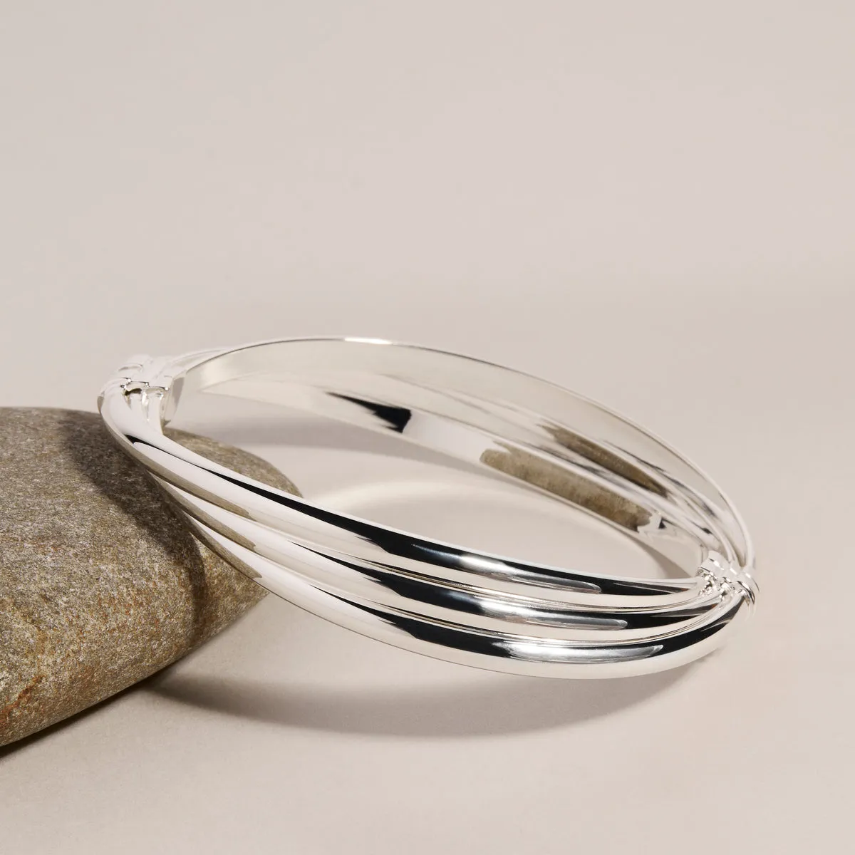 Awaken Silver Bangle