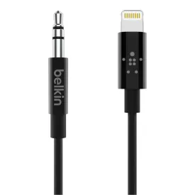 Belkin Audio Cable with Lightning Connector For Apple devices - Black -Black