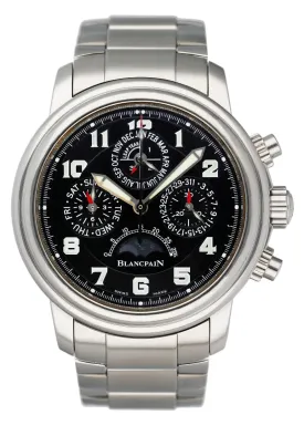 Blancpain Leman Fly-Back 2585F Chronograph Perpetual Calendar Mens Watch