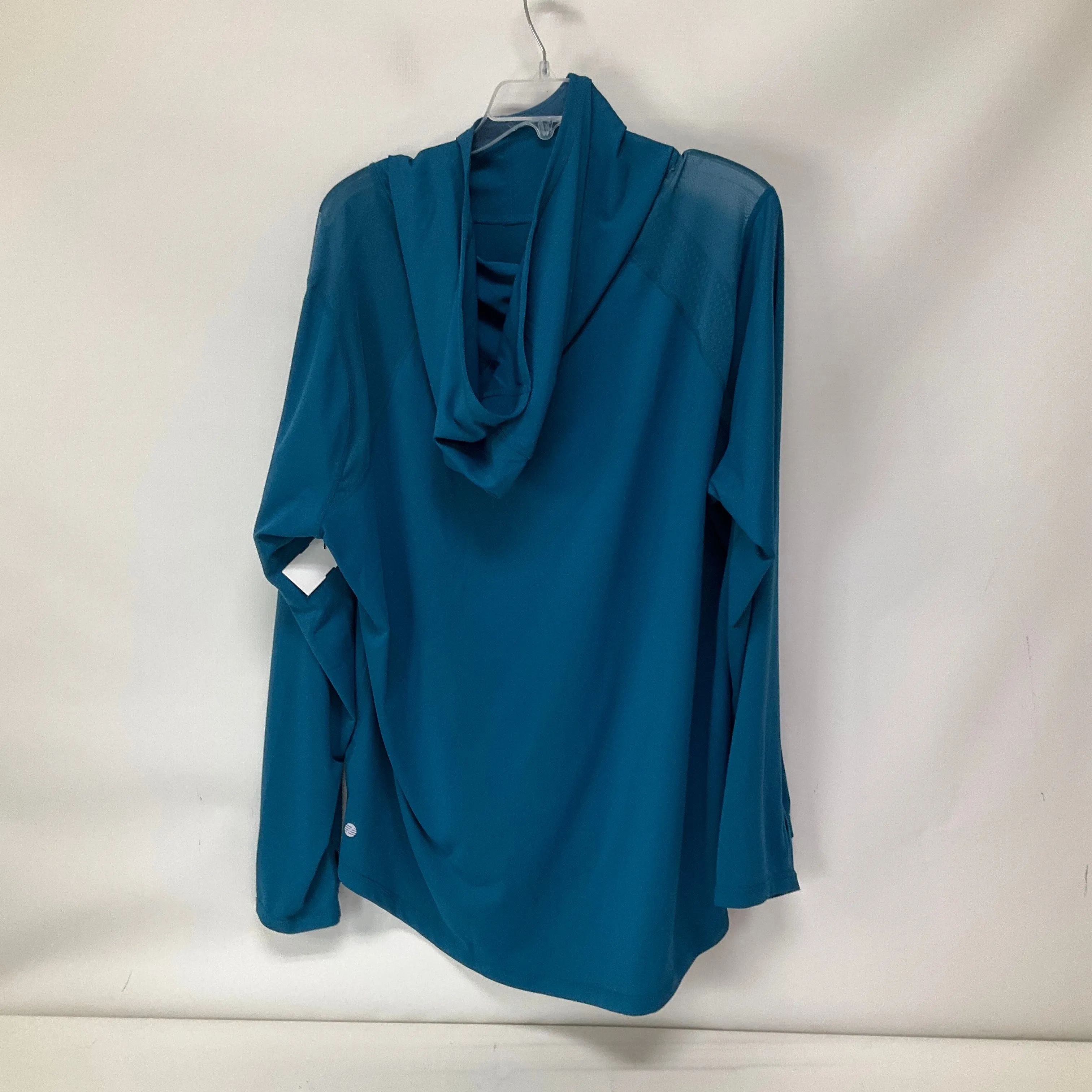 Blue Athletic Sweatshirt Hoodie Zella, Size 2x