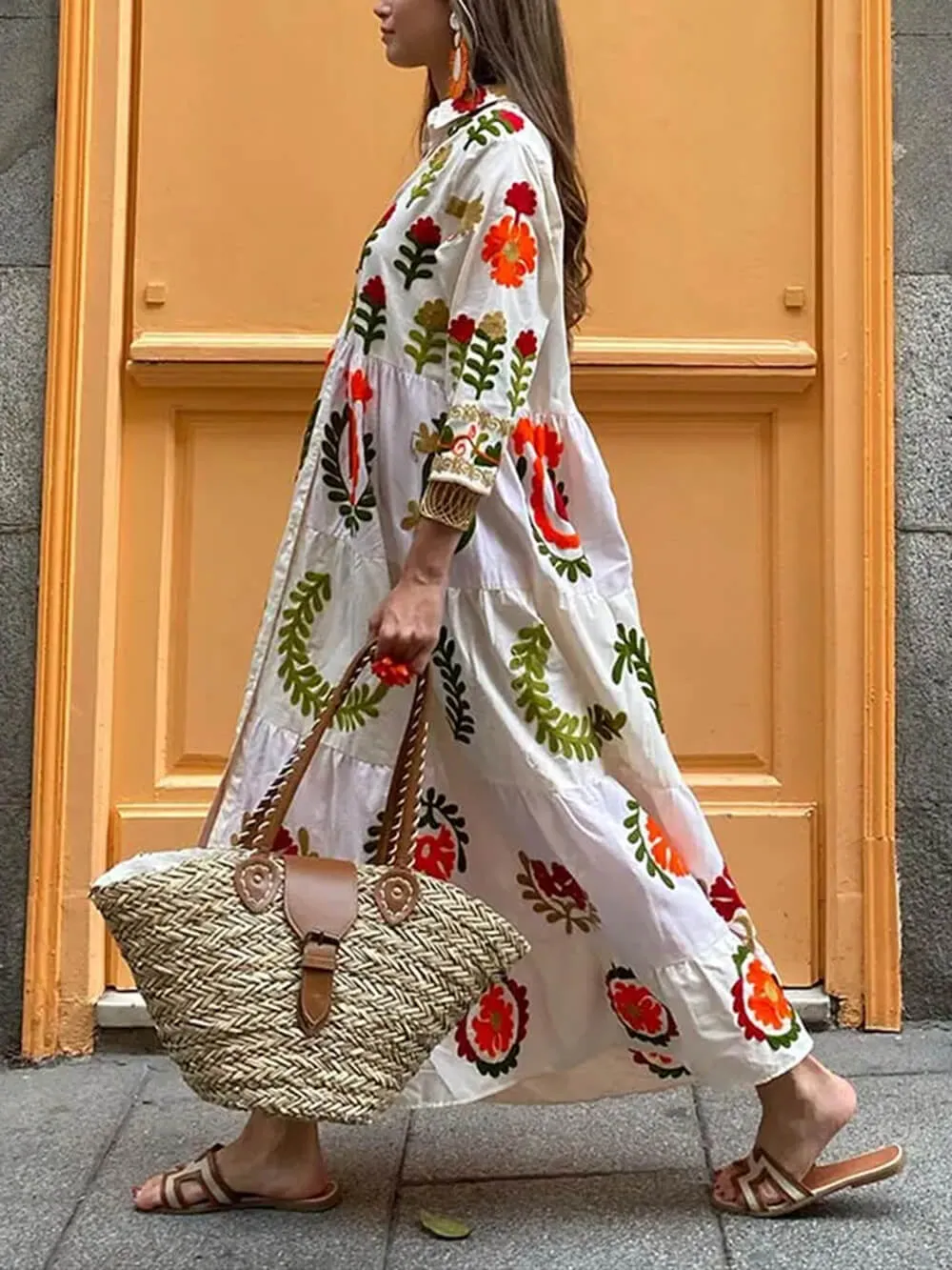 Bohemian Loose Stylish Print Dress