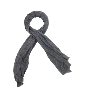 Botto Giuseppe Small Dk Grey Small Cashmere Melange Scarf