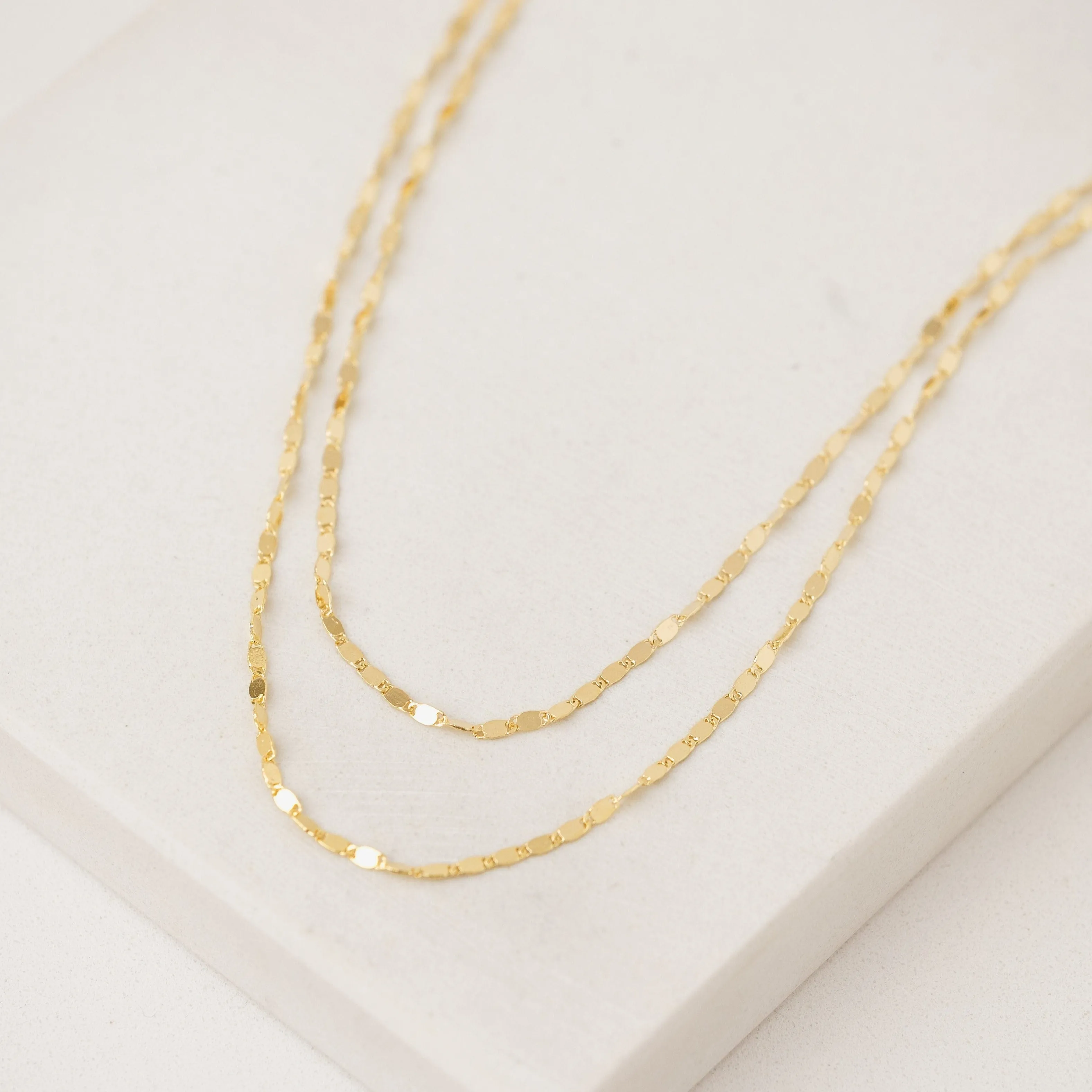 Cleo Layered Necklace Gold