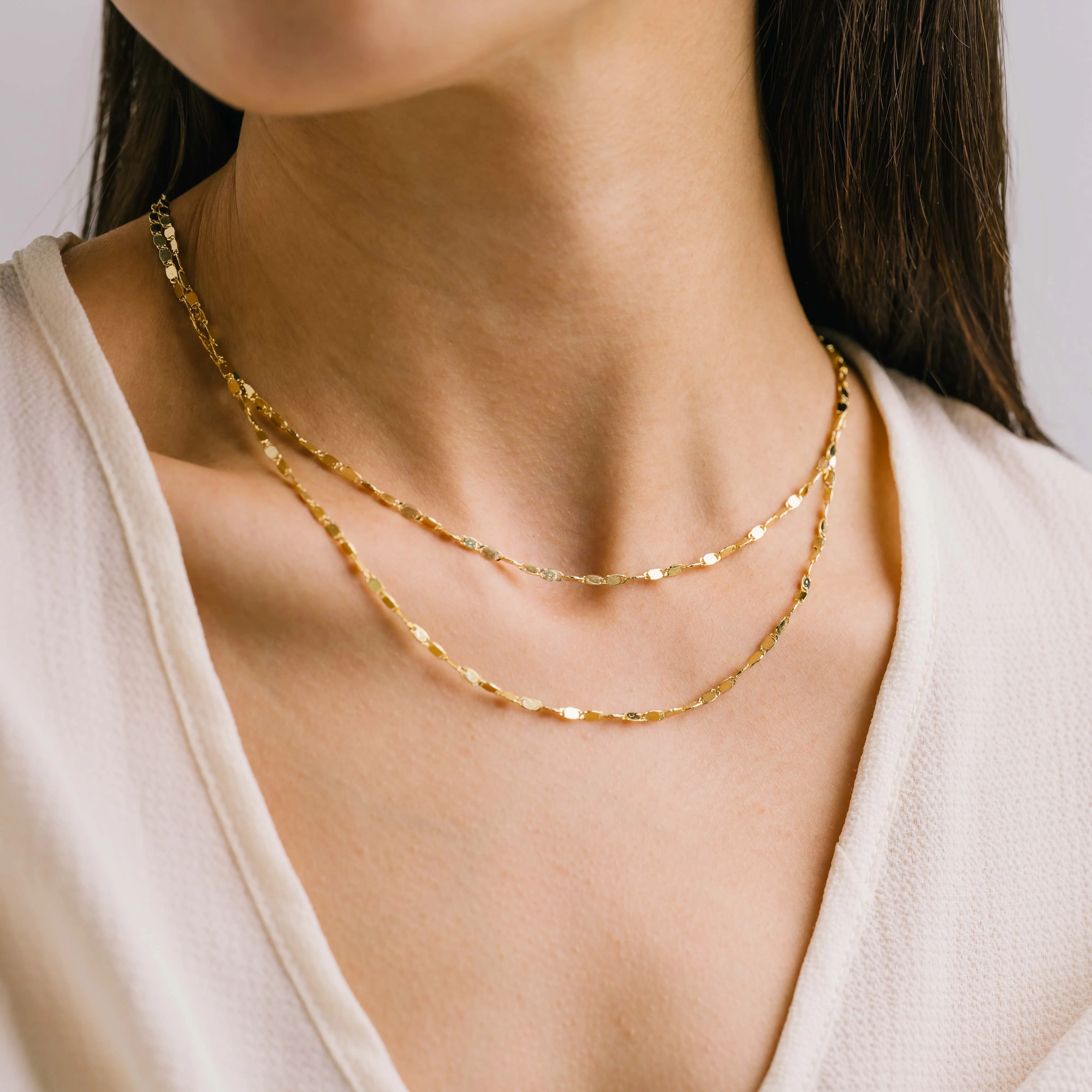 Cleo Layered Necklace Gold