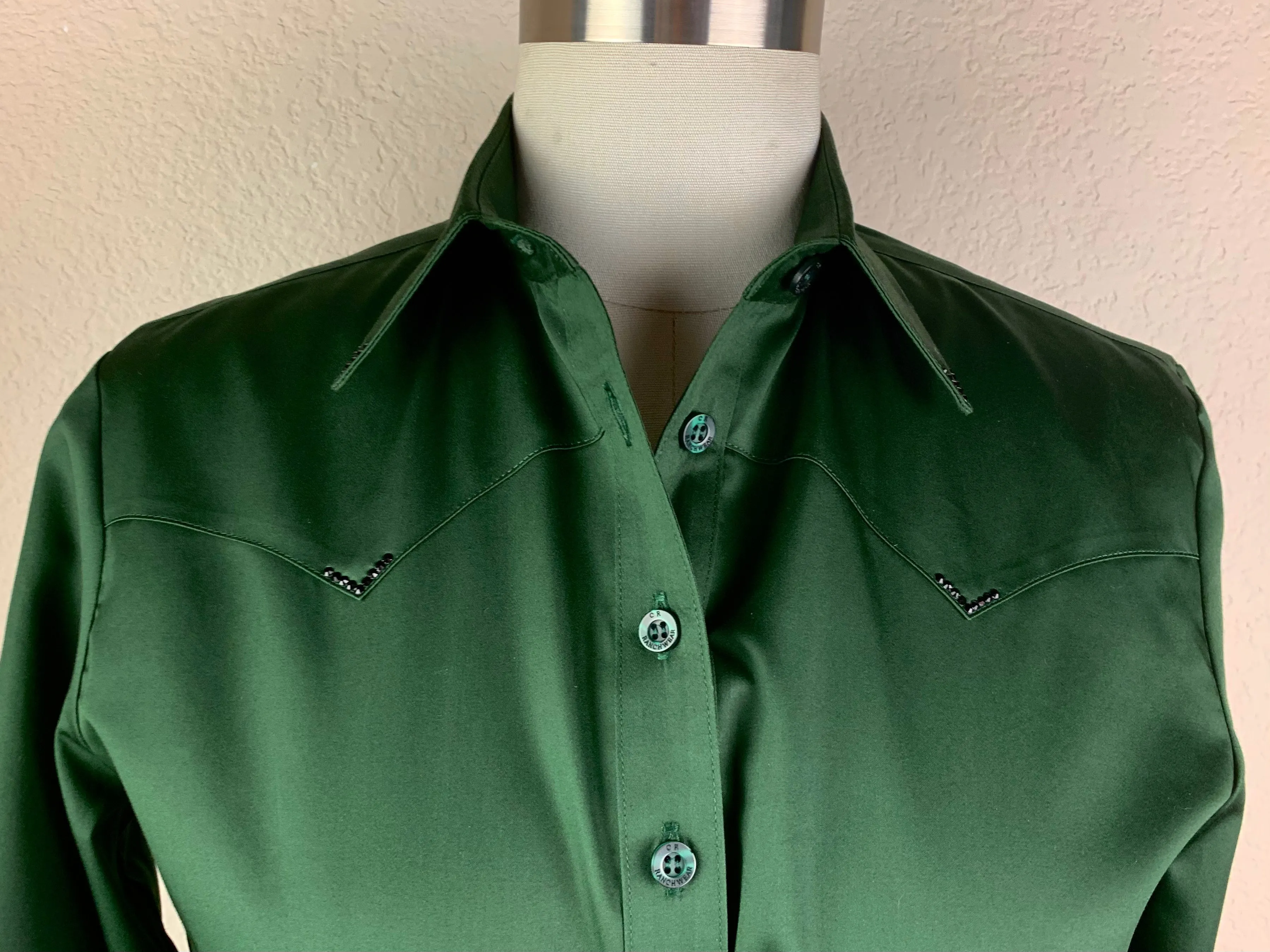 CR Classic Pine Green Cotton Sateen