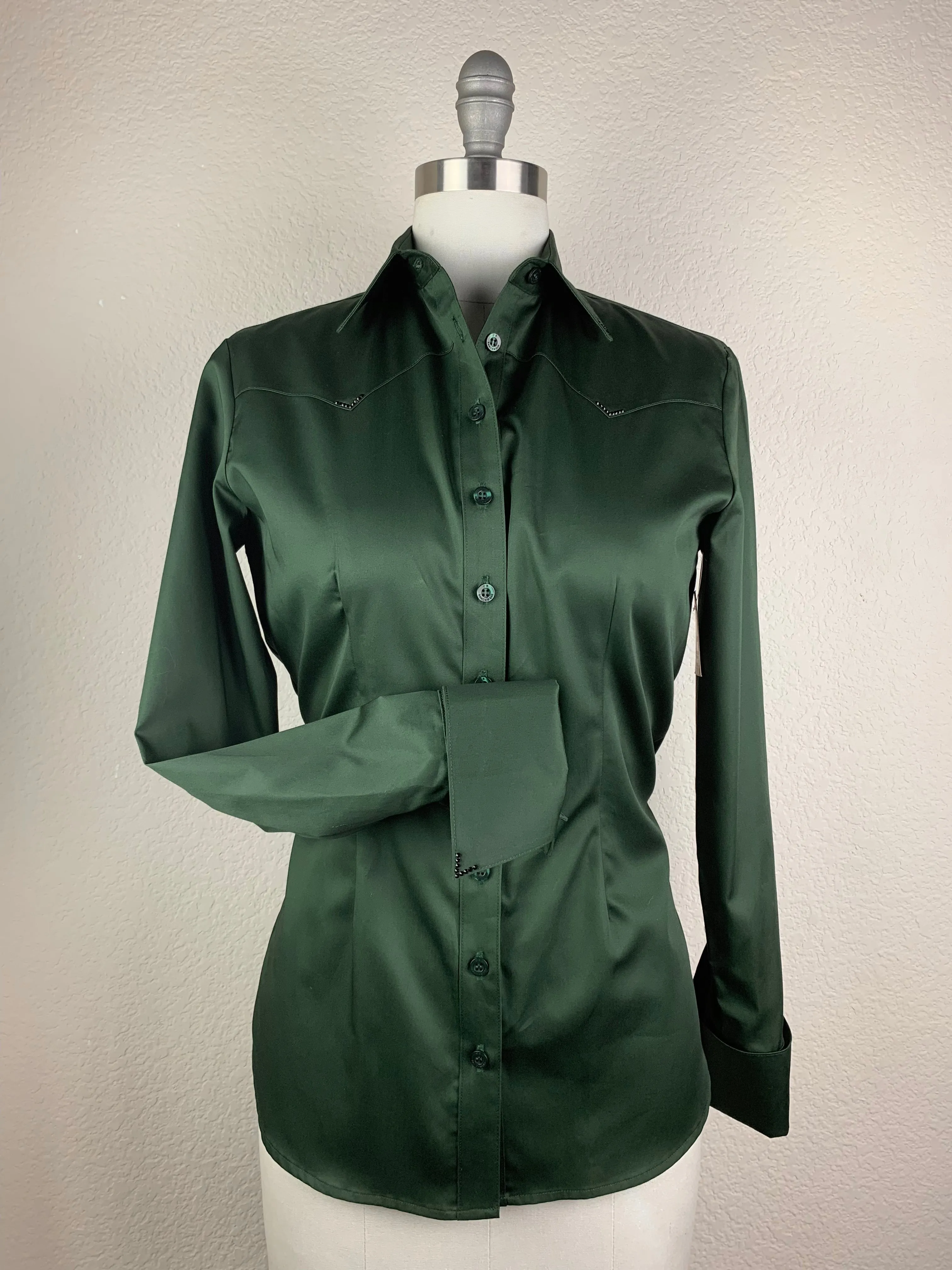 CR Classic Pine Green Cotton Sateen