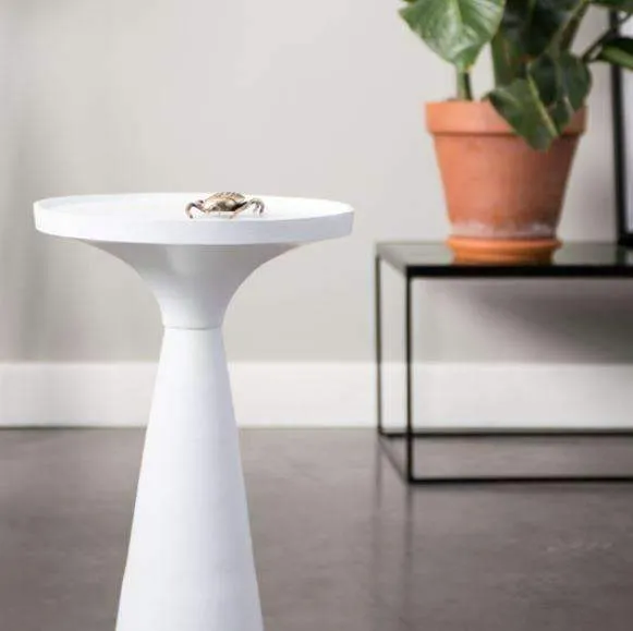 Floss White Side Table