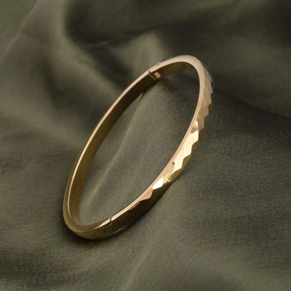 Gilded Haze Bangle Bracelet