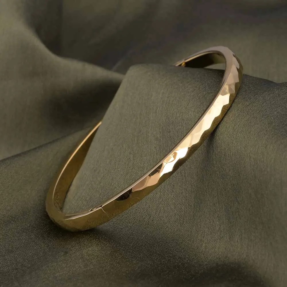 Gilded Haze Bangle Bracelet