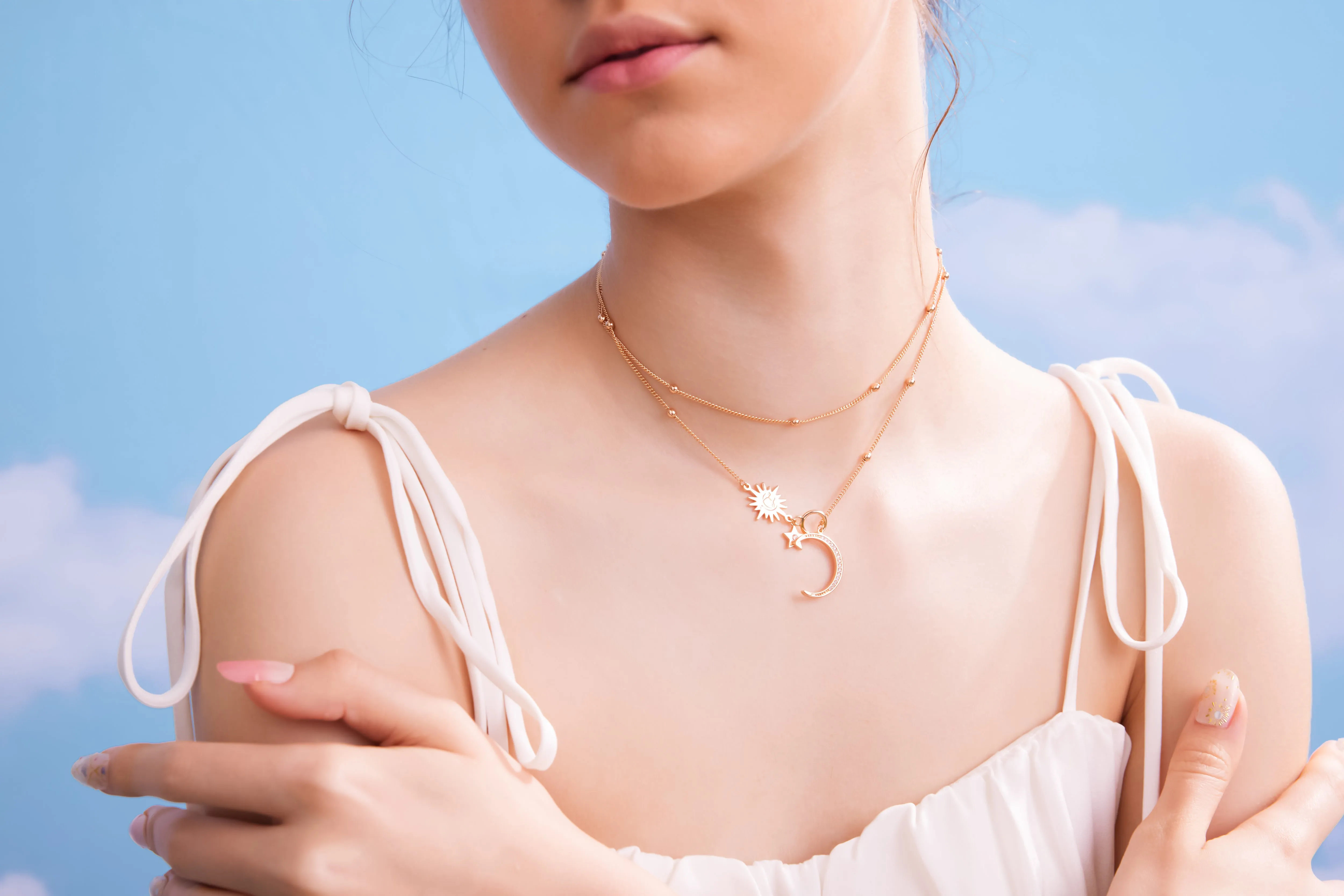 Gold 2-Way Necklace - Stellar