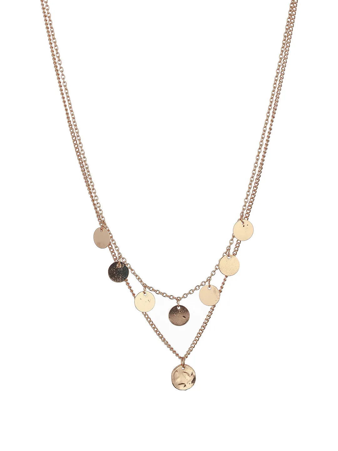 Gold-Plated Layered Necklace