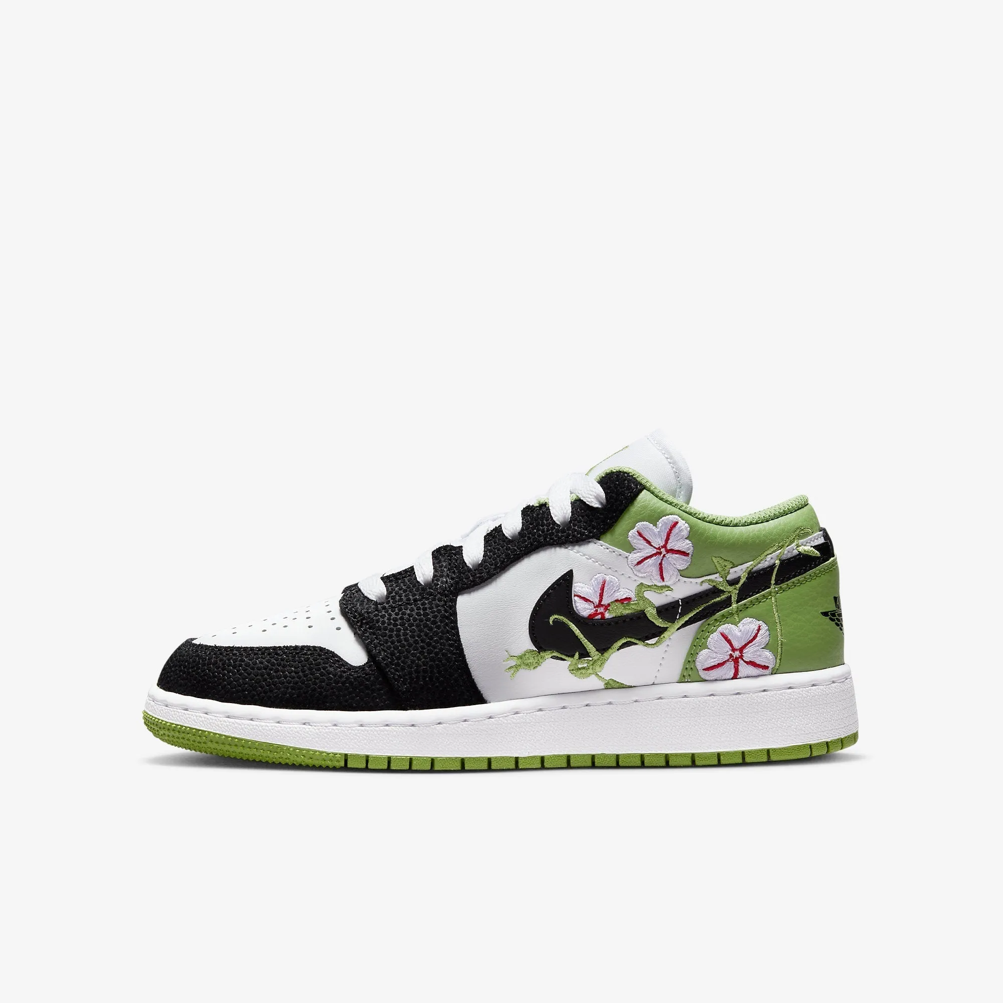 (GS) Air Jordan 1 Low SE 'Floral Vines' (2022) DQ8389-100