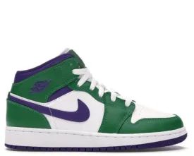 (GS) Air Jordan 1 Mid 'Incredible Hulk' (2020) 554725-300