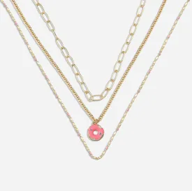 Layered Donut Necklace