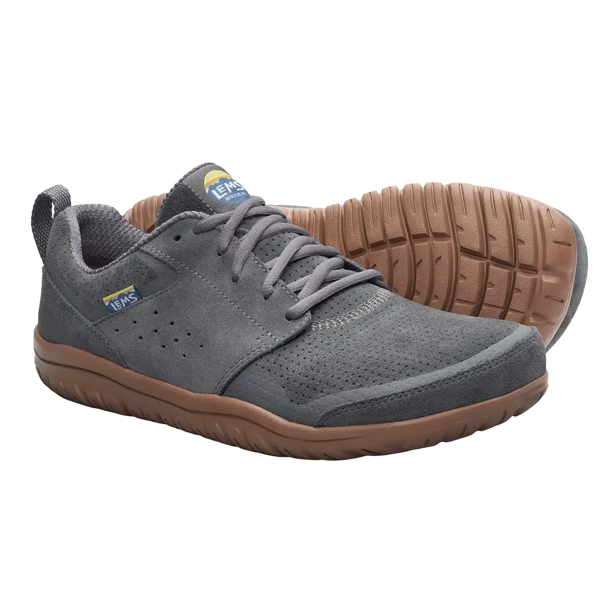 Lems Primal Zen Suede Sneaker - Graphite