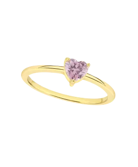 Luv Ring Rose 18ct Gold Plated