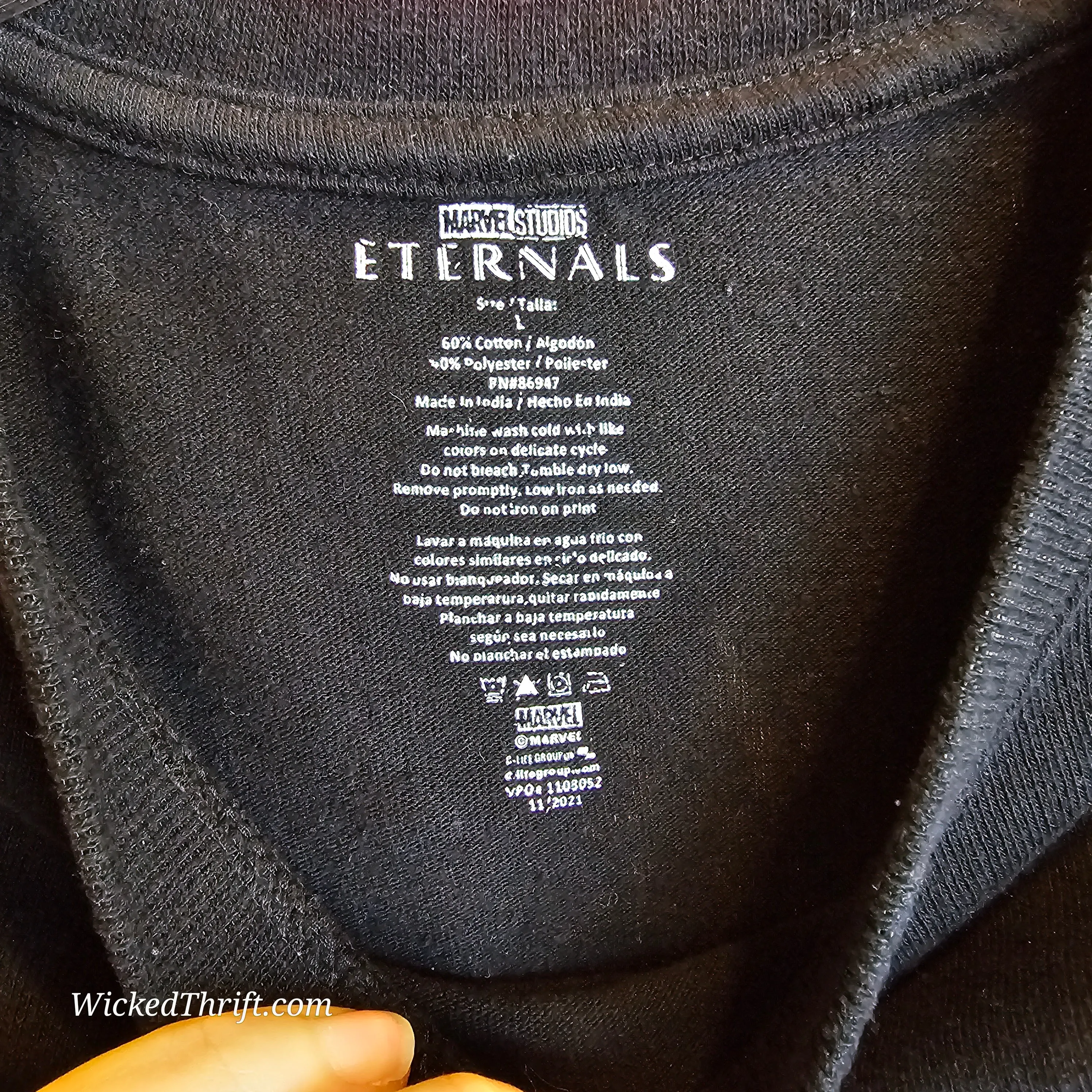 MARVEL Black Eternals Tee L