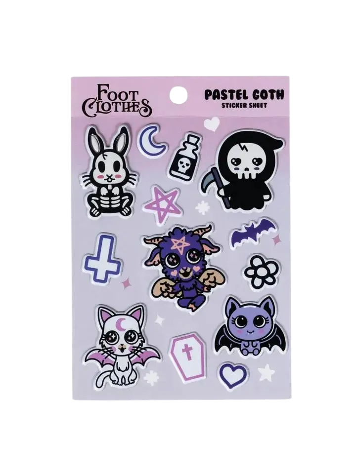 Pastel Goth - Puffy Stickers